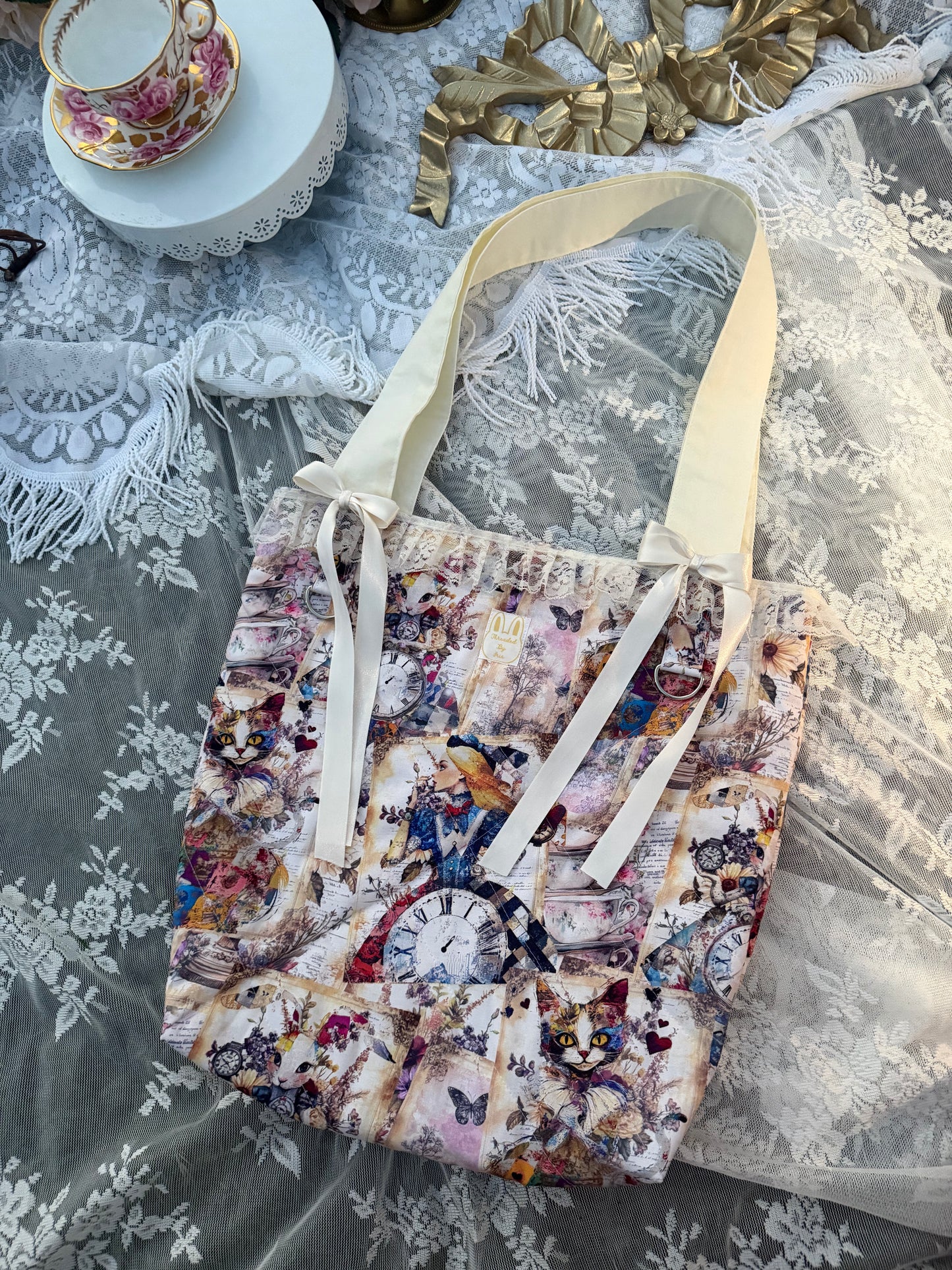 Stuck In Wonderland Tote Bag